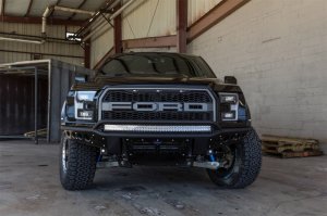 Ford F-150 Raptor Front Bumper - Addictive Desert Designs - Stealth R - Hammer Black - `17-`18 Ford F-150 Raptor Front Bumper - Addictive Desert Designs - Stealth R - Hammer Black - `17-`18